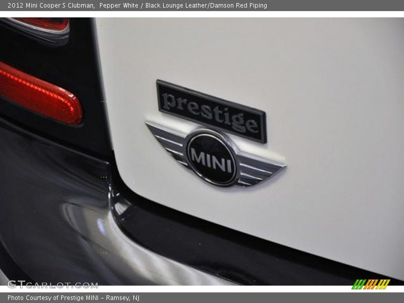 Pepper White / Black Lounge Leather/Damson Red Piping 2012 Mini Cooper S Clubman