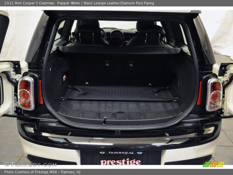 Pepper White / Black Lounge Leather/Damson Red Piping 2012 Mini Cooper S Clubman