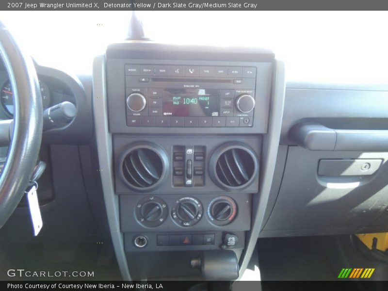 Detonator Yellow / Dark Slate Gray/Medium Slate Gray 2007 Jeep Wrangler Unlimited X
