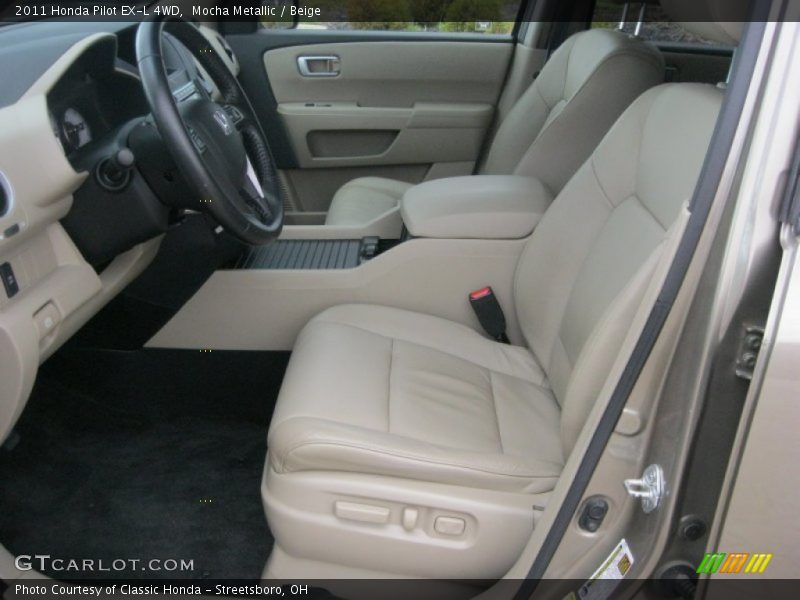 Mocha Metallic / Beige 2011 Honda Pilot EX-L 4WD
