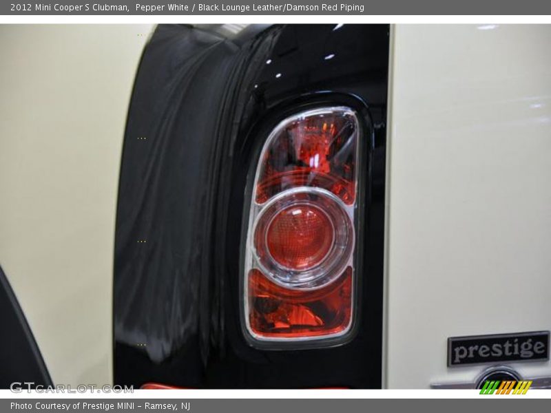 Pepper White / Black Lounge Leather/Damson Red Piping 2012 Mini Cooper S Clubman