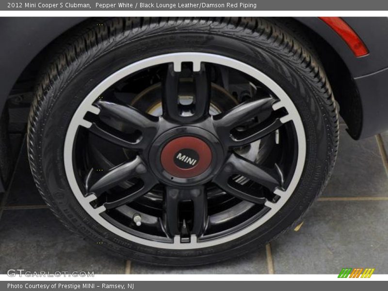 Pepper White / Black Lounge Leather/Damson Red Piping 2012 Mini Cooper S Clubman
