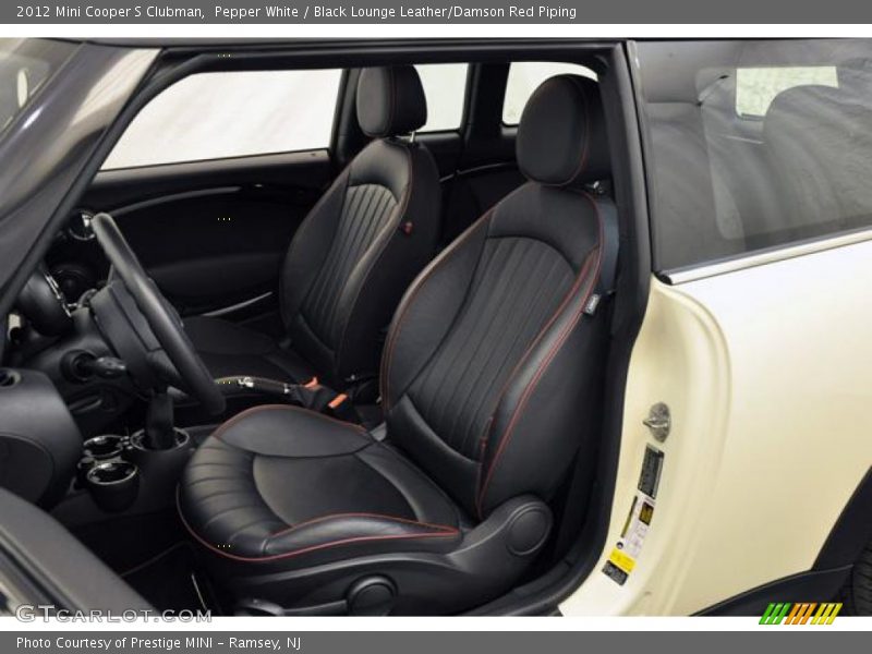 Pepper White / Black Lounge Leather/Damson Red Piping 2012 Mini Cooper S Clubman