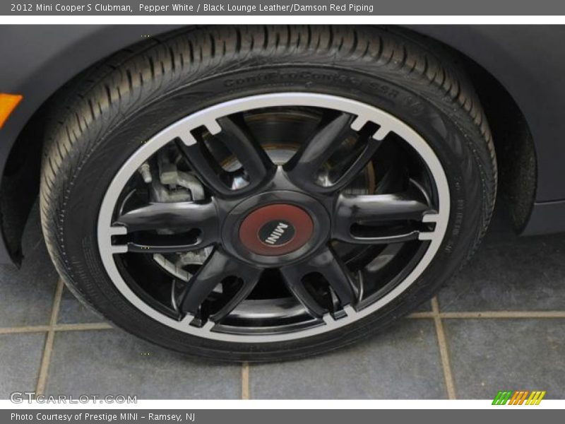 Pepper White / Black Lounge Leather/Damson Red Piping 2012 Mini Cooper S Clubman