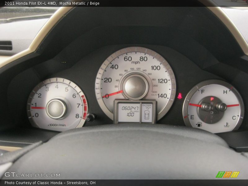 Mocha Metallic / Beige 2011 Honda Pilot EX-L 4WD