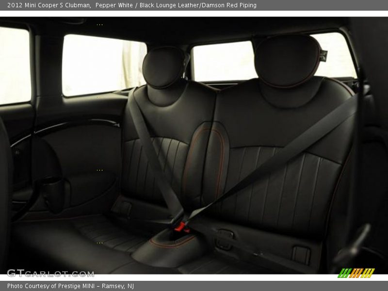 Pepper White / Black Lounge Leather/Damson Red Piping 2012 Mini Cooper S Clubman