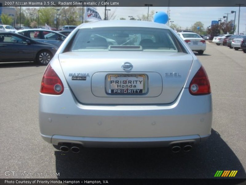 Radiant Silver Metallic / Cafe Latte 2007 Nissan Maxima 3.5 SL