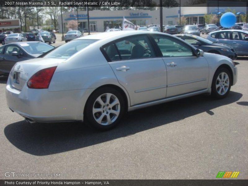 Radiant Silver Metallic / Cafe Latte 2007 Nissan Maxima 3.5 SL