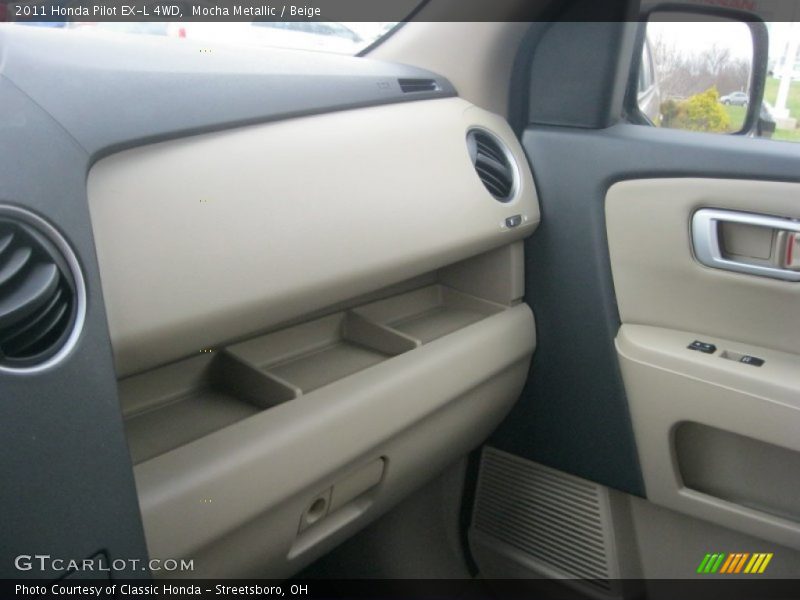 Mocha Metallic / Beige 2011 Honda Pilot EX-L 4WD