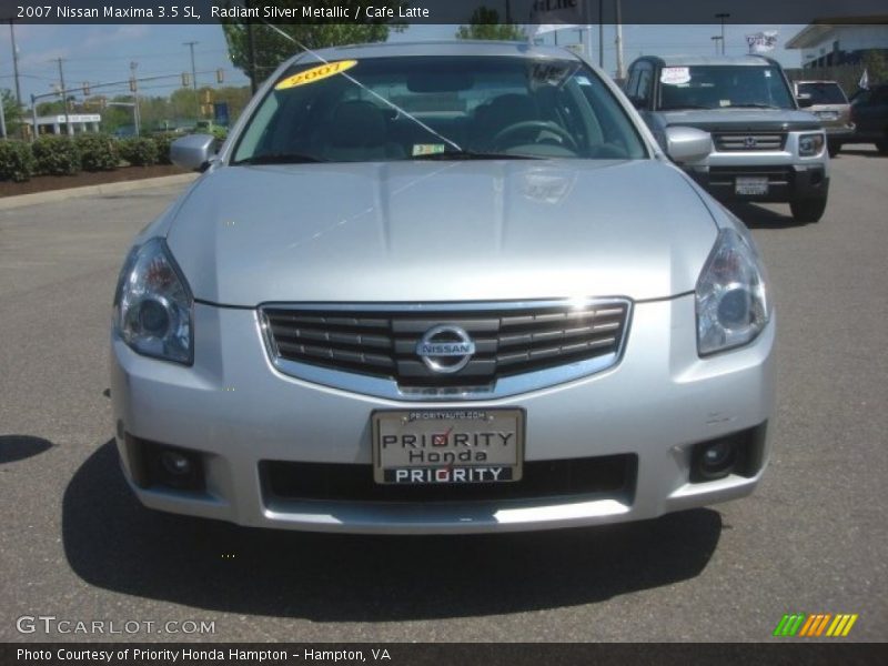 Radiant Silver Metallic / Cafe Latte 2007 Nissan Maxima 3.5 SL