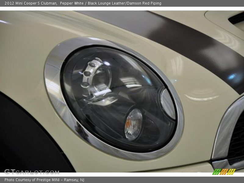 Pepper White / Black Lounge Leather/Damson Red Piping 2012 Mini Cooper S Clubman