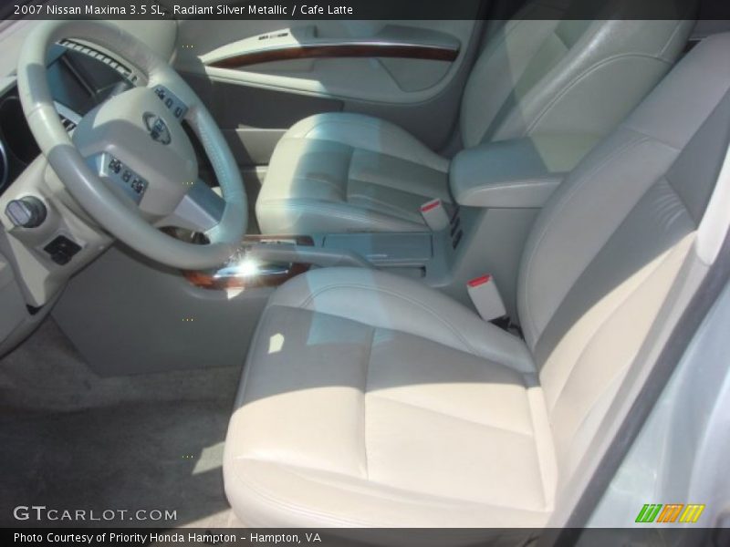 Radiant Silver Metallic / Cafe Latte 2007 Nissan Maxima 3.5 SL