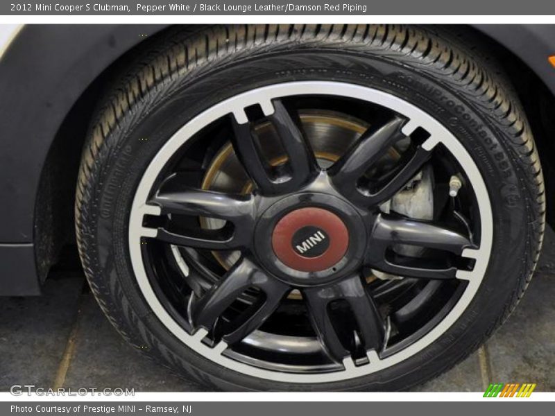 Pepper White / Black Lounge Leather/Damson Red Piping 2012 Mini Cooper S Clubman