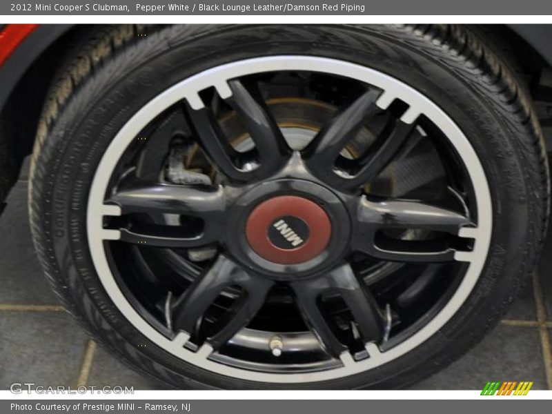 Pepper White / Black Lounge Leather/Damson Red Piping 2012 Mini Cooper S Clubman