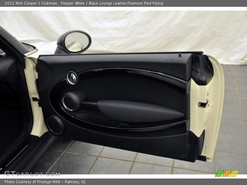 Pepper White / Black Lounge Leather/Damson Red Piping 2012 Mini Cooper S Clubman