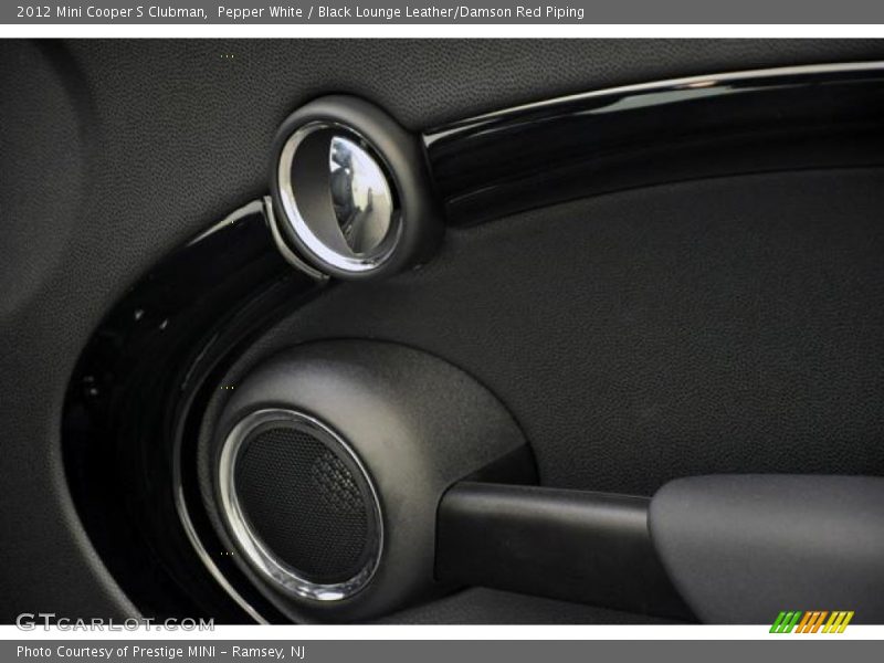 Pepper White / Black Lounge Leather/Damson Red Piping 2012 Mini Cooper S Clubman