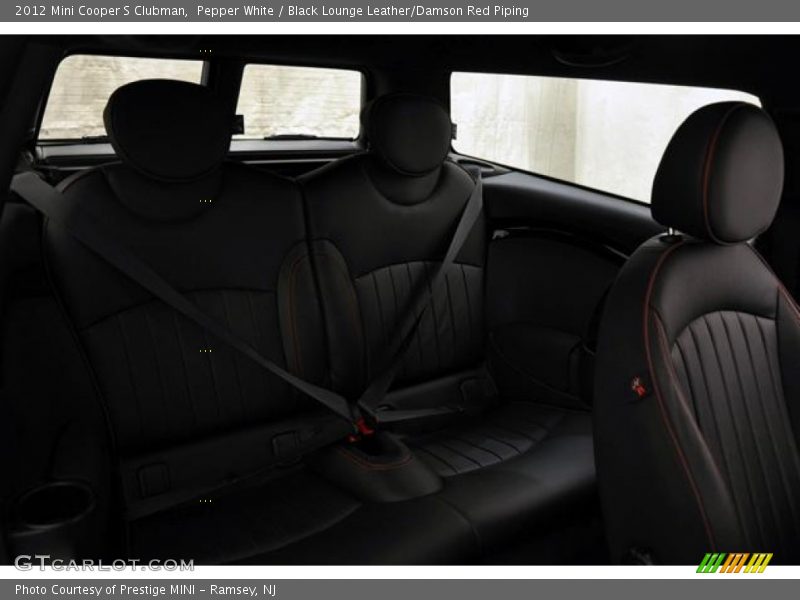 Pepper White / Black Lounge Leather/Damson Red Piping 2012 Mini Cooper S Clubman