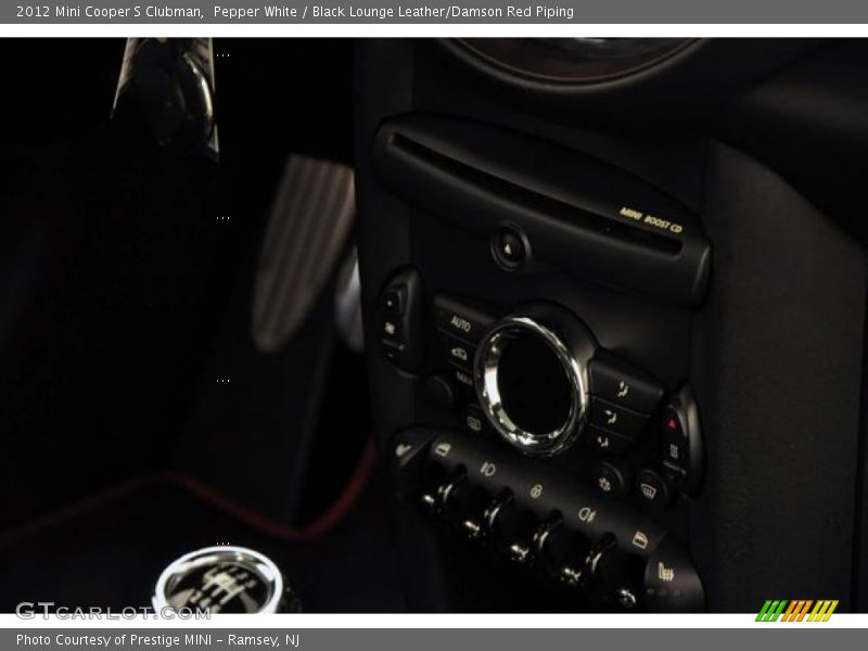 Pepper White / Black Lounge Leather/Damson Red Piping 2012 Mini Cooper S Clubman