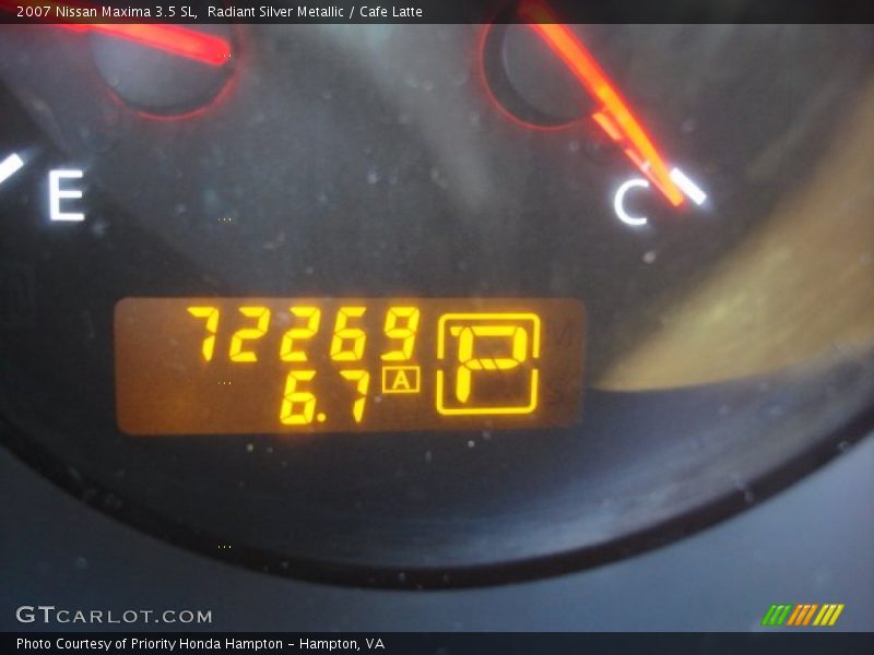 Radiant Silver Metallic / Cafe Latte 2007 Nissan Maxima 3.5 SL