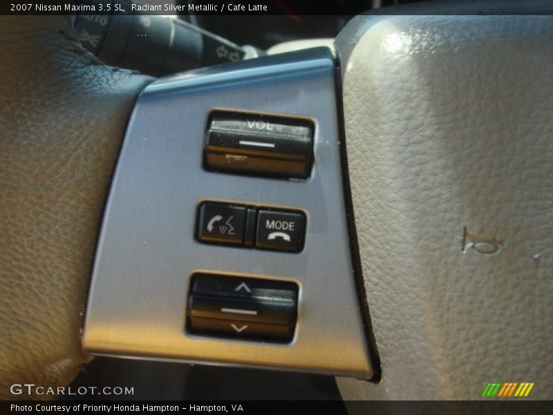 Radiant Silver Metallic / Cafe Latte 2007 Nissan Maxima 3.5 SL