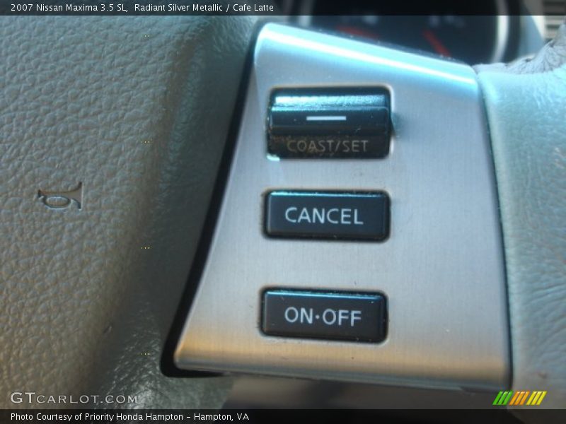 Radiant Silver Metallic / Cafe Latte 2007 Nissan Maxima 3.5 SL