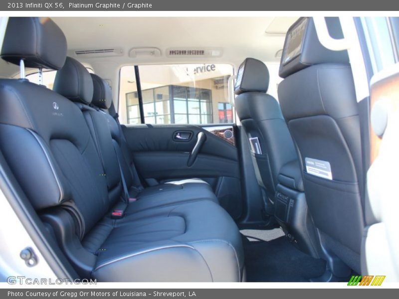 Rear Seat of 2013 QX 56