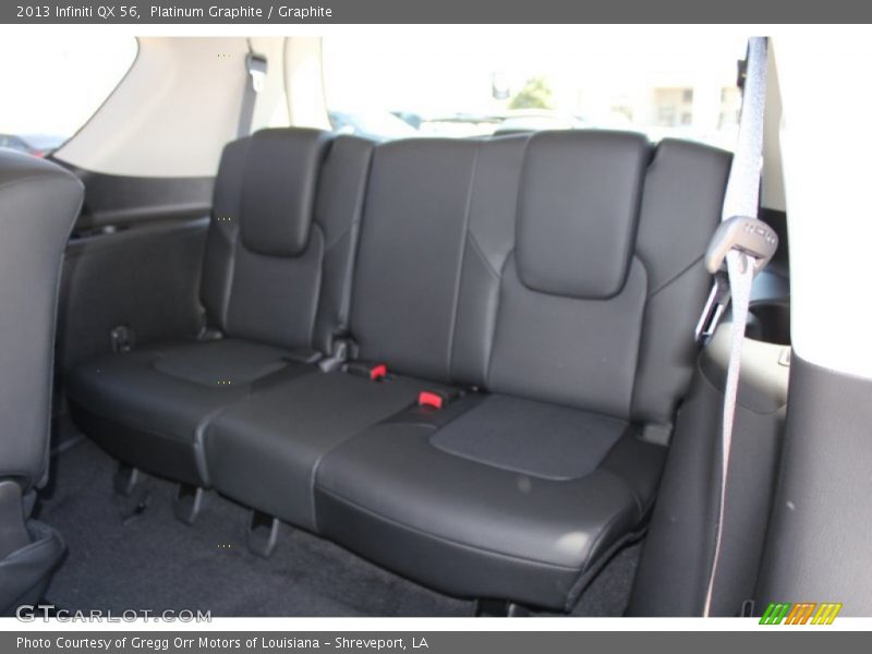 Rear Seat of 2013 QX 56