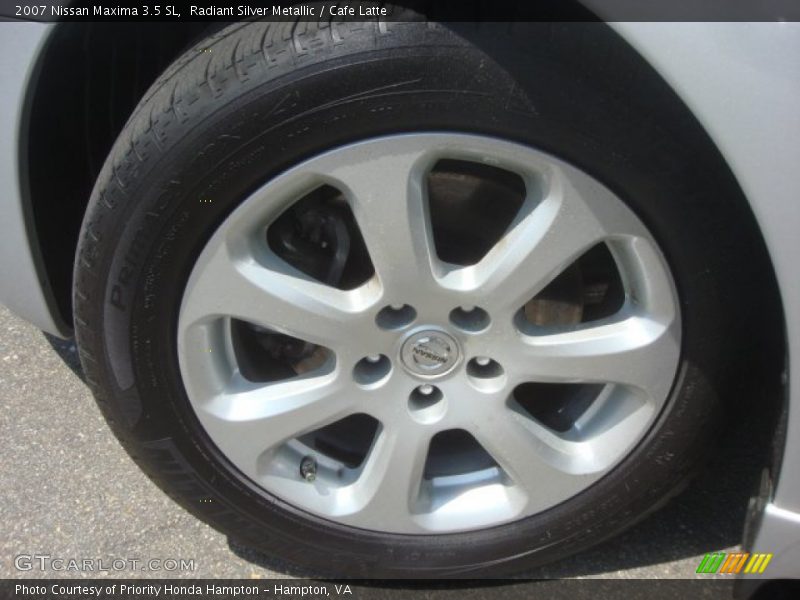 Radiant Silver Metallic / Cafe Latte 2007 Nissan Maxima 3.5 SL