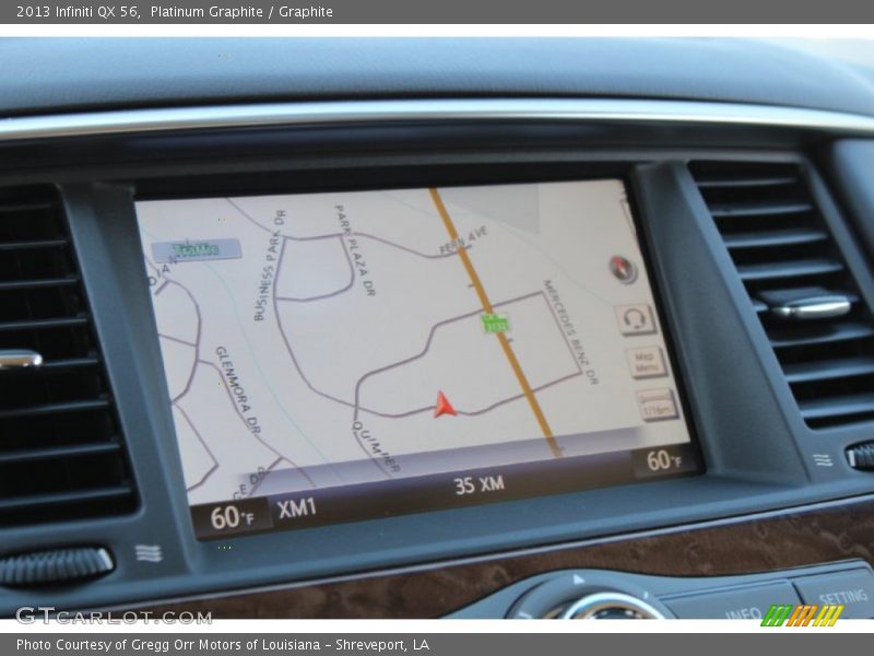 Navigation of 2013 QX 56