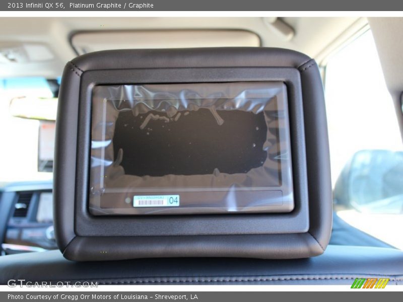 Entertainment System of 2013 QX 56