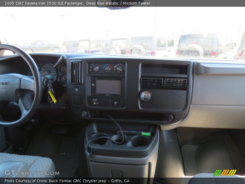 Deep Blue Metallic / Medium Pewter 2005 GMC Savana Van 3500 SLE Passenger
