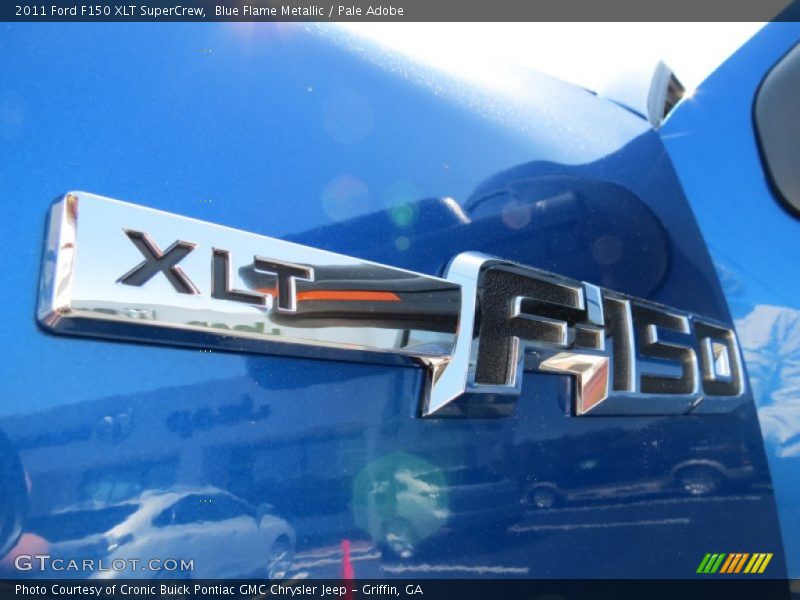 Blue Flame Metallic / Pale Adobe 2011 Ford F150 XLT SuperCrew