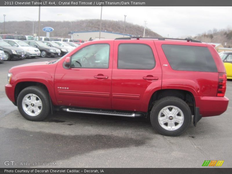 Crystal Red Tintcoat / Light Titanium/Dark Titanium 2013 Chevrolet Tahoe LT 4x4