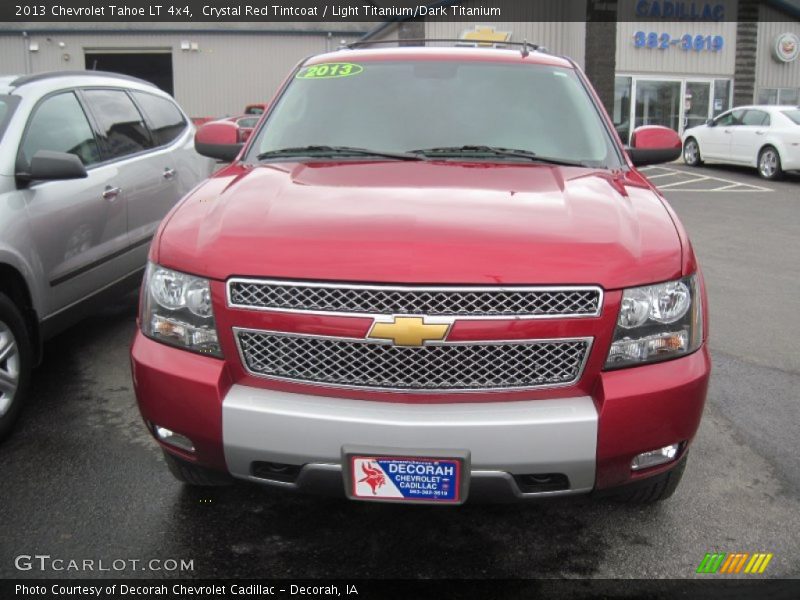 Crystal Red Tintcoat / Light Titanium/Dark Titanium 2013 Chevrolet Tahoe LT 4x4