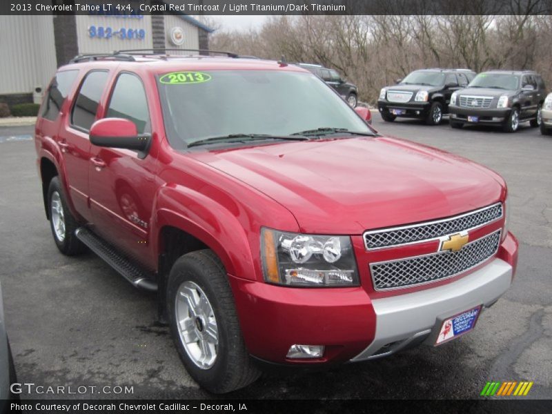 Crystal Red Tintcoat / Light Titanium/Dark Titanium 2013 Chevrolet Tahoe LT 4x4