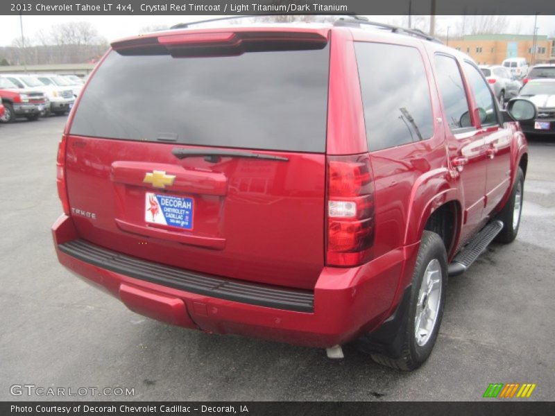 Crystal Red Tintcoat / Light Titanium/Dark Titanium 2013 Chevrolet Tahoe LT 4x4