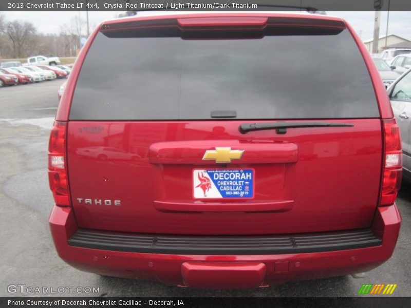 Crystal Red Tintcoat / Light Titanium/Dark Titanium 2013 Chevrolet Tahoe LT 4x4