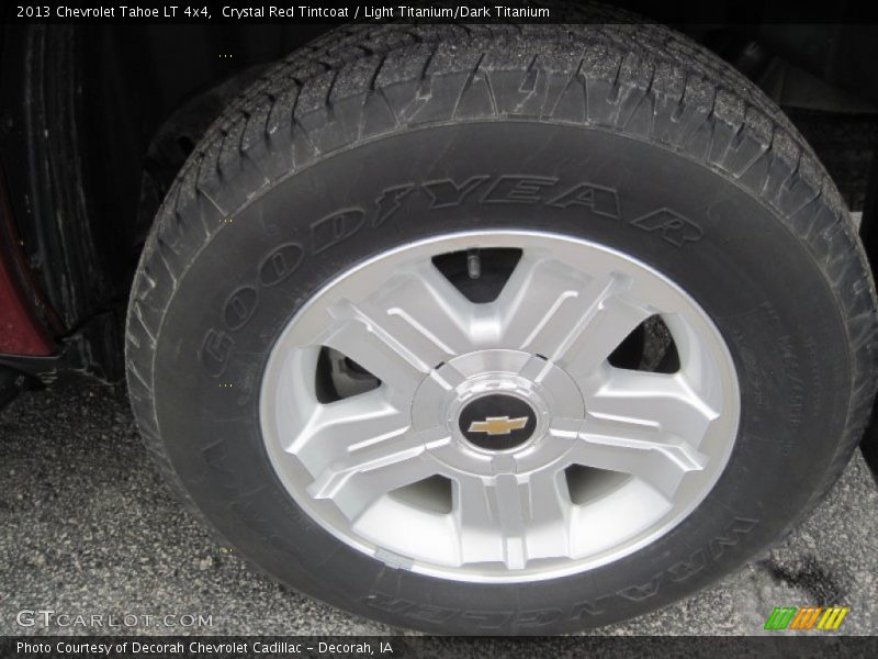 Crystal Red Tintcoat / Light Titanium/Dark Titanium 2013 Chevrolet Tahoe LT 4x4