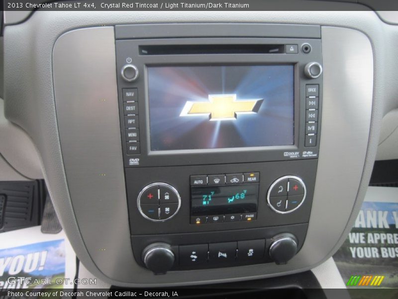 Crystal Red Tintcoat / Light Titanium/Dark Titanium 2013 Chevrolet Tahoe LT 4x4