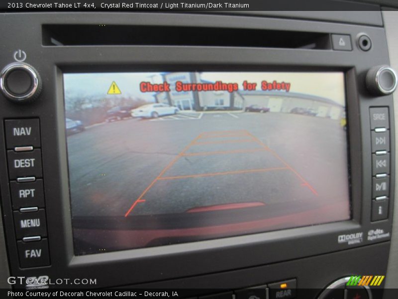 Crystal Red Tintcoat / Light Titanium/Dark Titanium 2013 Chevrolet Tahoe LT 4x4