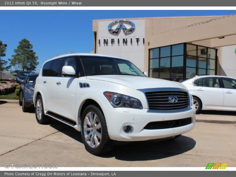 Front 3/4 View of 2013 QX 56