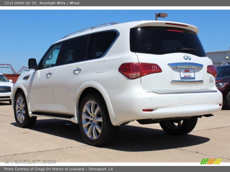 Moonlight White / Wheat 2013 Infiniti QX 56