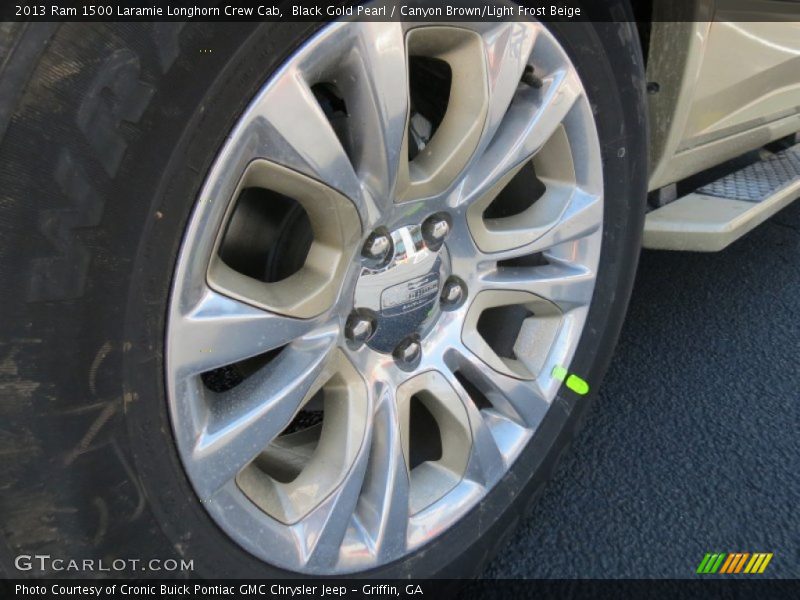 Black Gold Pearl / Canyon Brown/Light Frost Beige 2013 Ram 1500 Laramie Longhorn Crew Cab