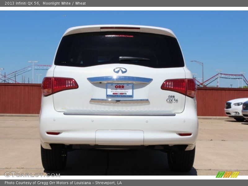 Moonlight White / Wheat 2013 Infiniti QX 56