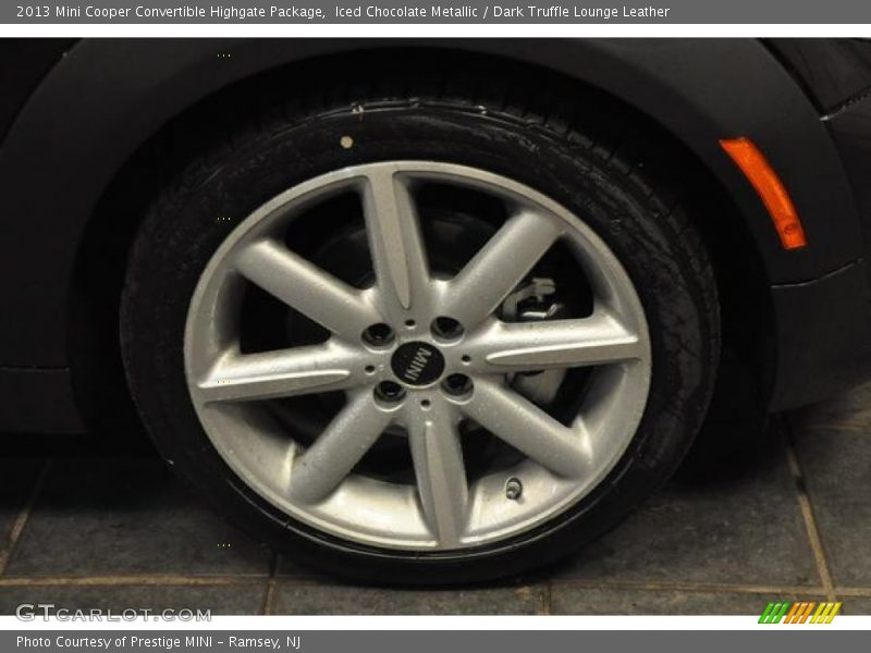 Iced Chocolate Metallic / Dark Truffle Lounge Leather 2013 Mini Cooper Convertible Highgate Package