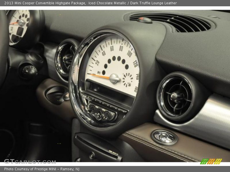 Iced Chocolate Metallic / Dark Truffle Lounge Leather 2013 Mini Cooper Convertible Highgate Package