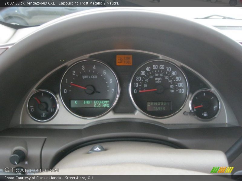  2007 Rendezvous CXL CXL Gauges