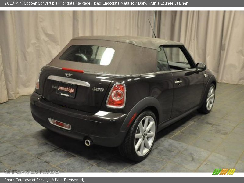 Iced Chocolate Metallic / Dark Truffle Lounge Leather 2013 Mini Cooper Convertible Highgate Package