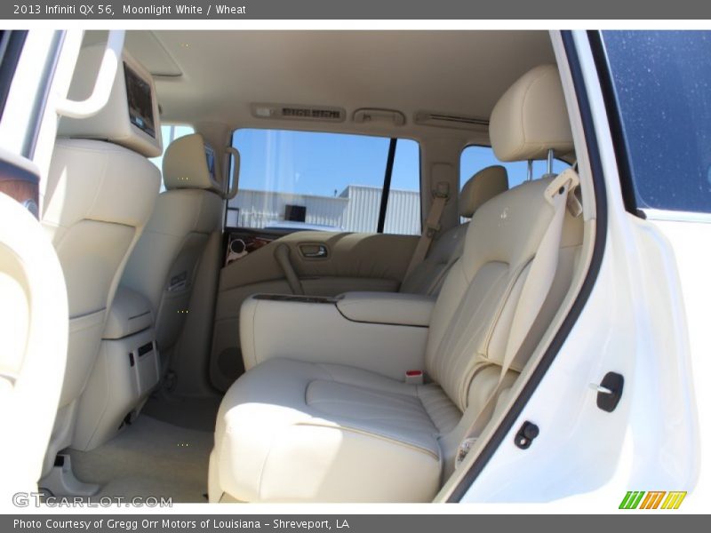 Rear Seat of 2013 QX 56