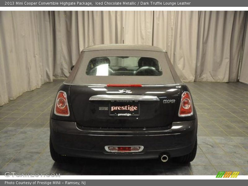 Iced Chocolate Metallic / Dark Truffle Lounge Leather 2013 Mini Cooper Convertible Highgate Package